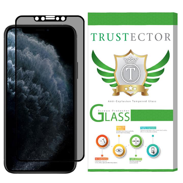 محافظ صفحه نمایش حریم شخصی تراستکتور مدل PSP مناسب برای گوشی موبایل اپل iPhone 11 Pro Max Trustector PSP Privacy Screen Protector For Apple iPhone 11 Pro Max